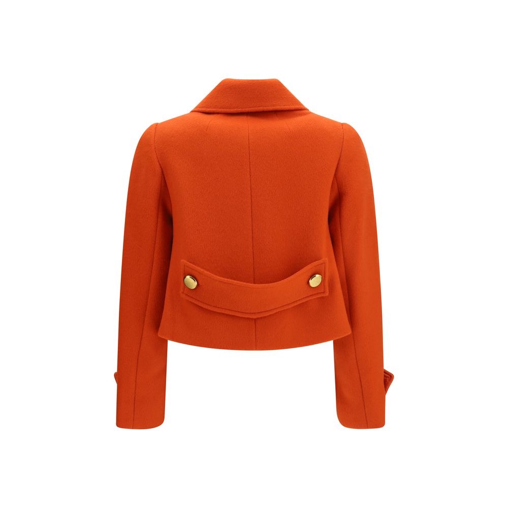 P.A.R.O.S.H. Orange Wool Oves Aries Langjacke
