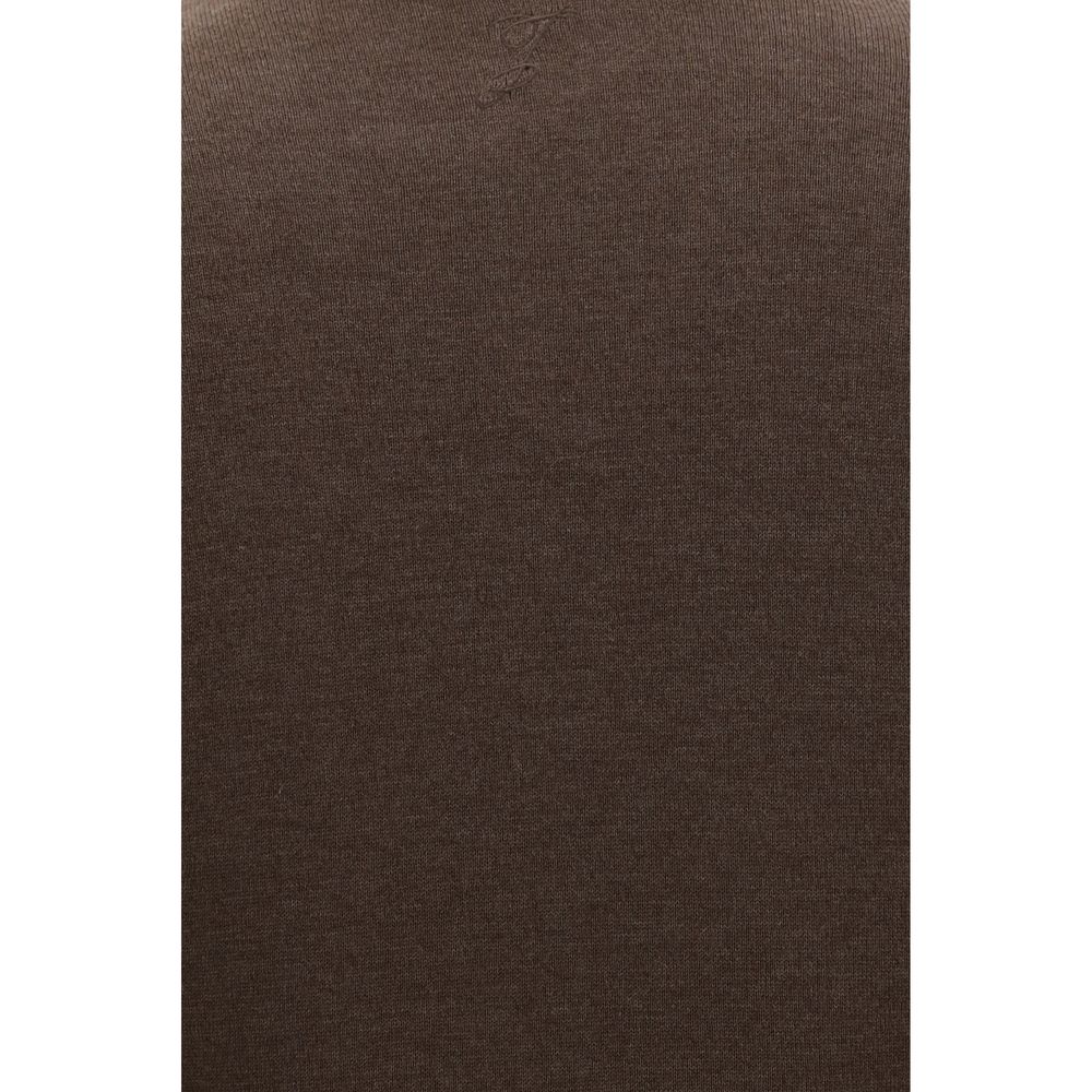 Jacquemus Braunes Hemdblusenkleid aus Acetat