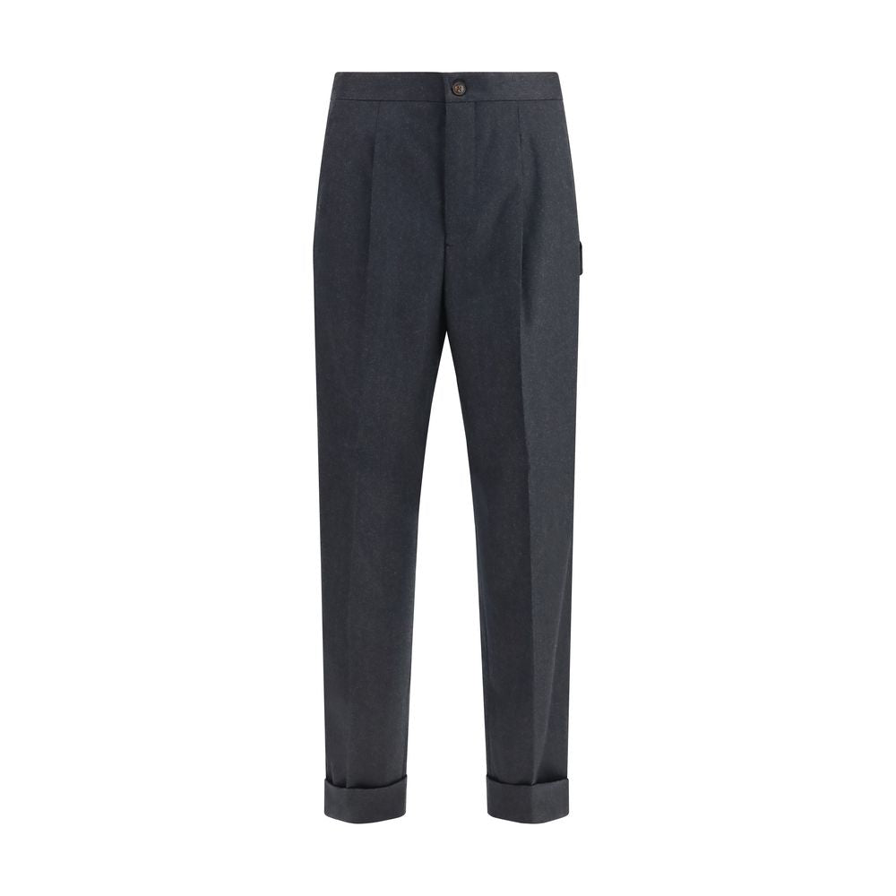Umit Benan Graue Hose aus Wolle Ovis Aries