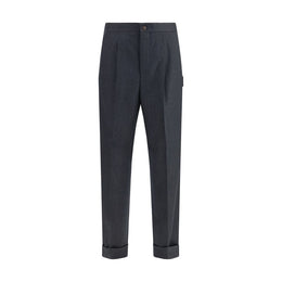 Umit Benan Graue Hose aus Wolle Ovis Aries