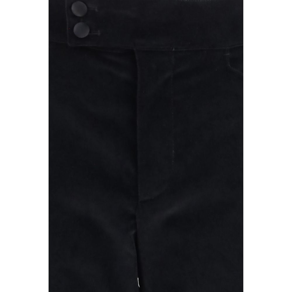 Dolce & Gabbana Schwarze Baumwoll-Freizeithose