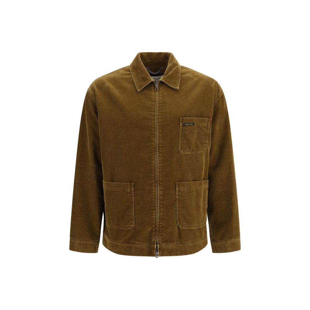 Golden Goose Braune Baumwolljacke in voller Länge