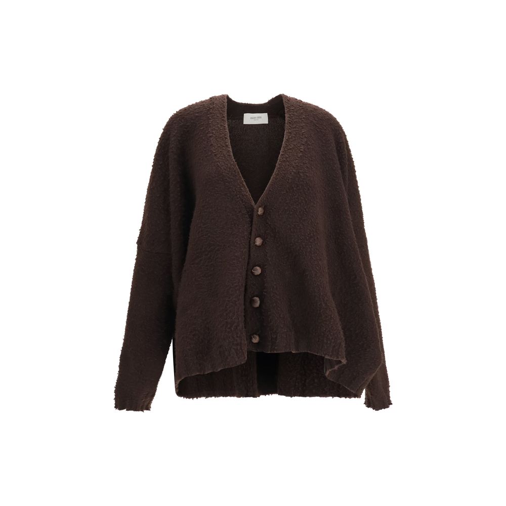 Golden Goose Brauner Woll Cardigan Oves Aries