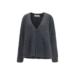 Golden Goose Grauer Woll Cardigan Ovis Aries
