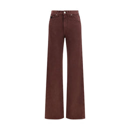 Jacob Cohen Jeans in Bordeaux-Rot aus Baumwolle mit geradem Bein