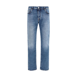 Jacob Cohen Blaue Baumwoll-Jeans im Slim Fit