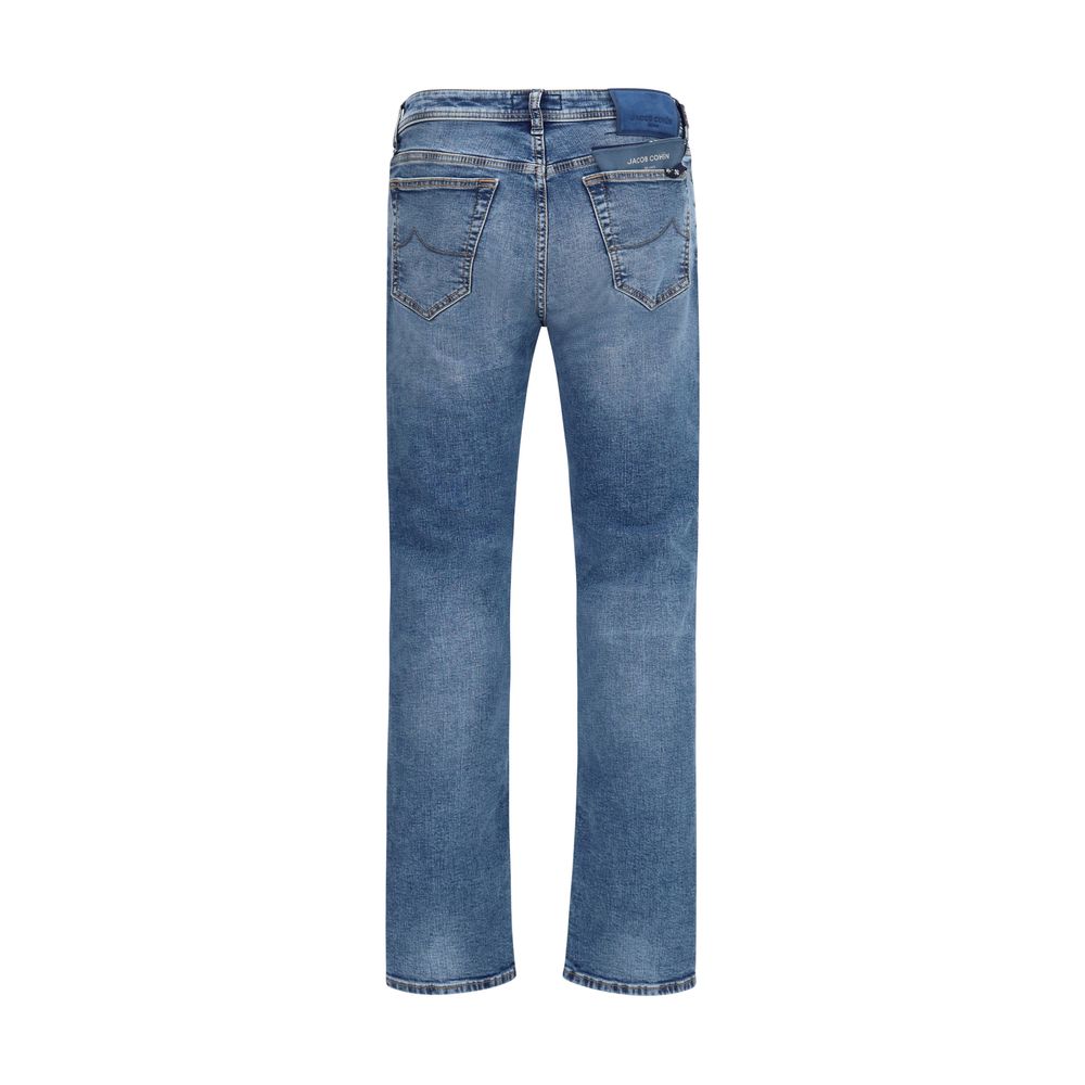 Jacob Cohen Blaue Baumwoll-Jeans im Slim Fit