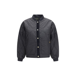 Barbour Schwarzer Bomber aus Polyester