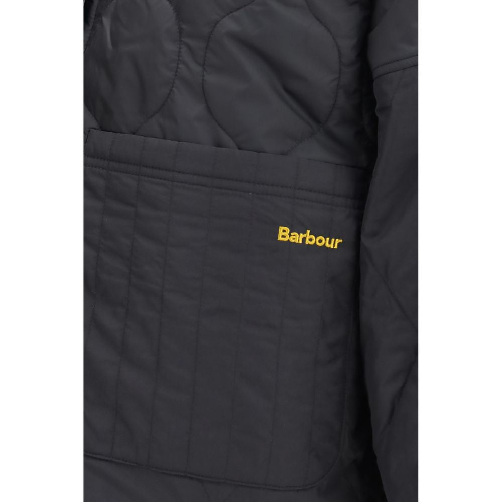 Barbour Schwarzer Bomber aus Polyester