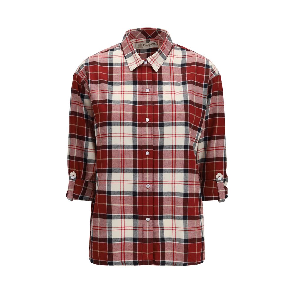 Barbour Rotes Baumwollhemd mit Muster