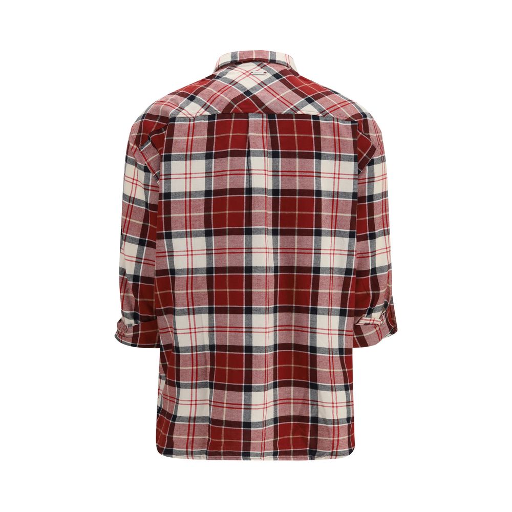 Barbour Rotes Baumwollhemd mit Muster