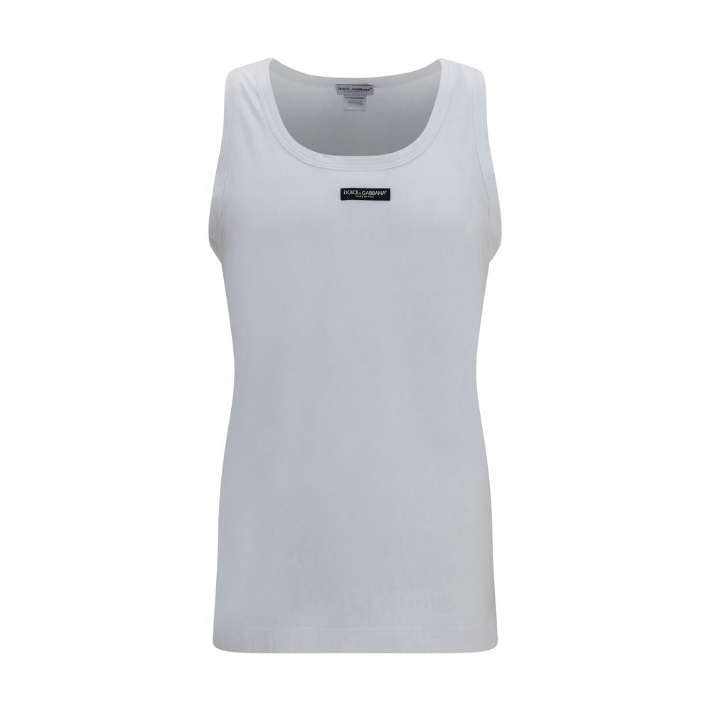Dolce & Gabbana Weißes Baumwoll-Top