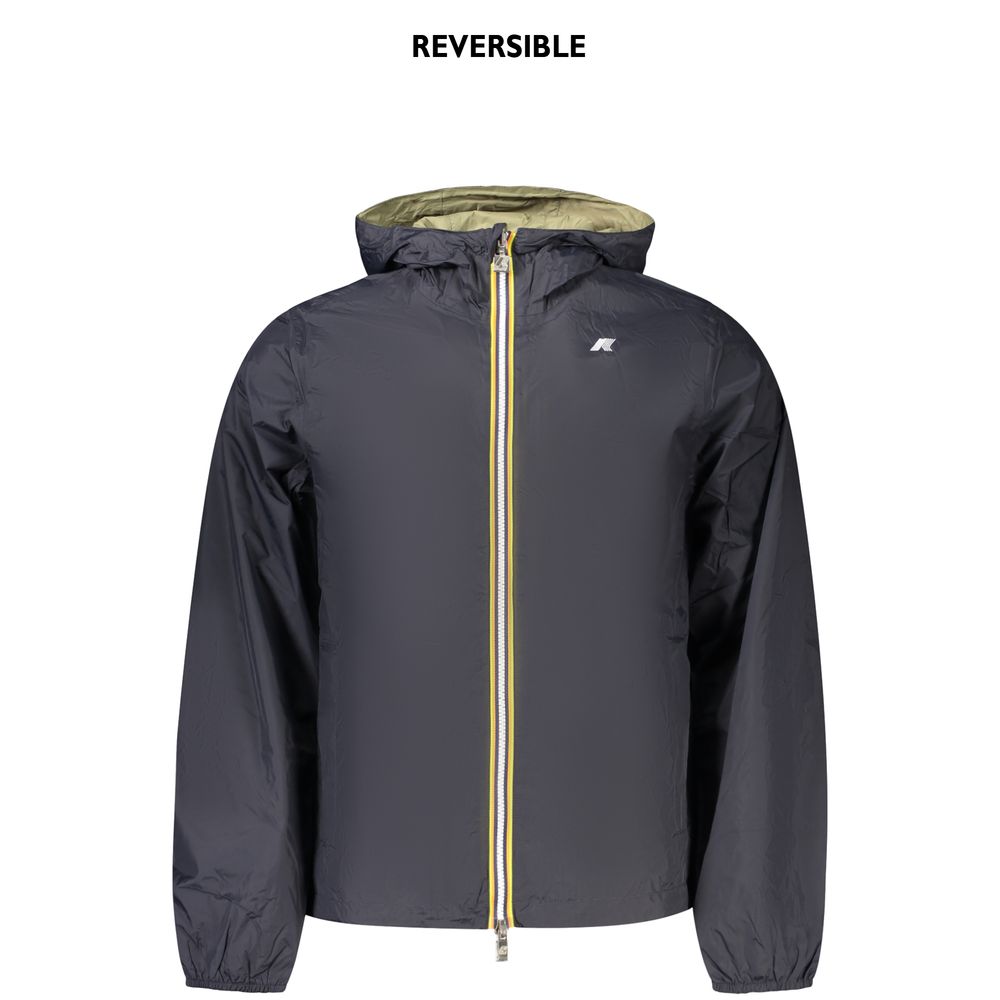 K-WAY Blaue Jacke aus Nylon