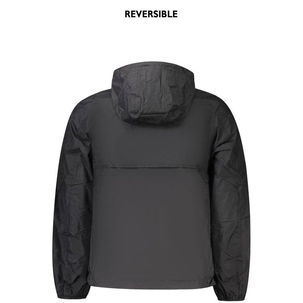 K-WAY Schwarze Nylon-Shell-Jacke