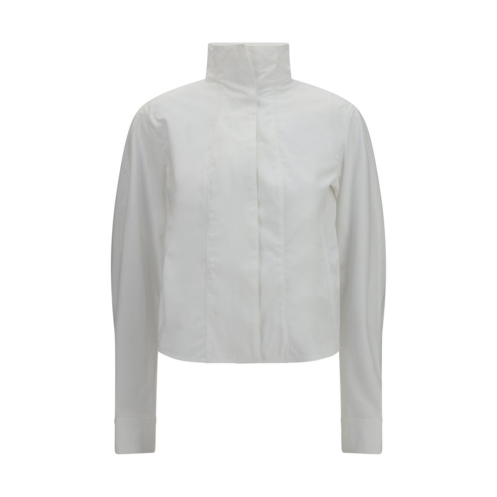 Jacquemus Weißes Baumwollkleidhemd