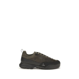 ROA Braune Kalbsleder Bos Taurus Athletic Sneaker