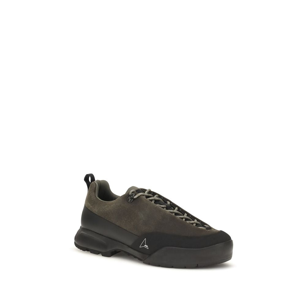 ROA Braune Kalbsleder Bos Taurus Athletic Sneaker