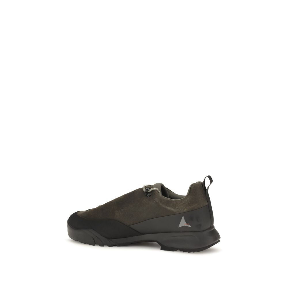 ROA Braune Kalbsleder Bos Taurus Athletic Sneaker