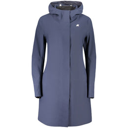 K-WAY Damenjacke aus blauem Polyester