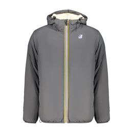 K-WAY Graue Herrenjacke aus Polyamid