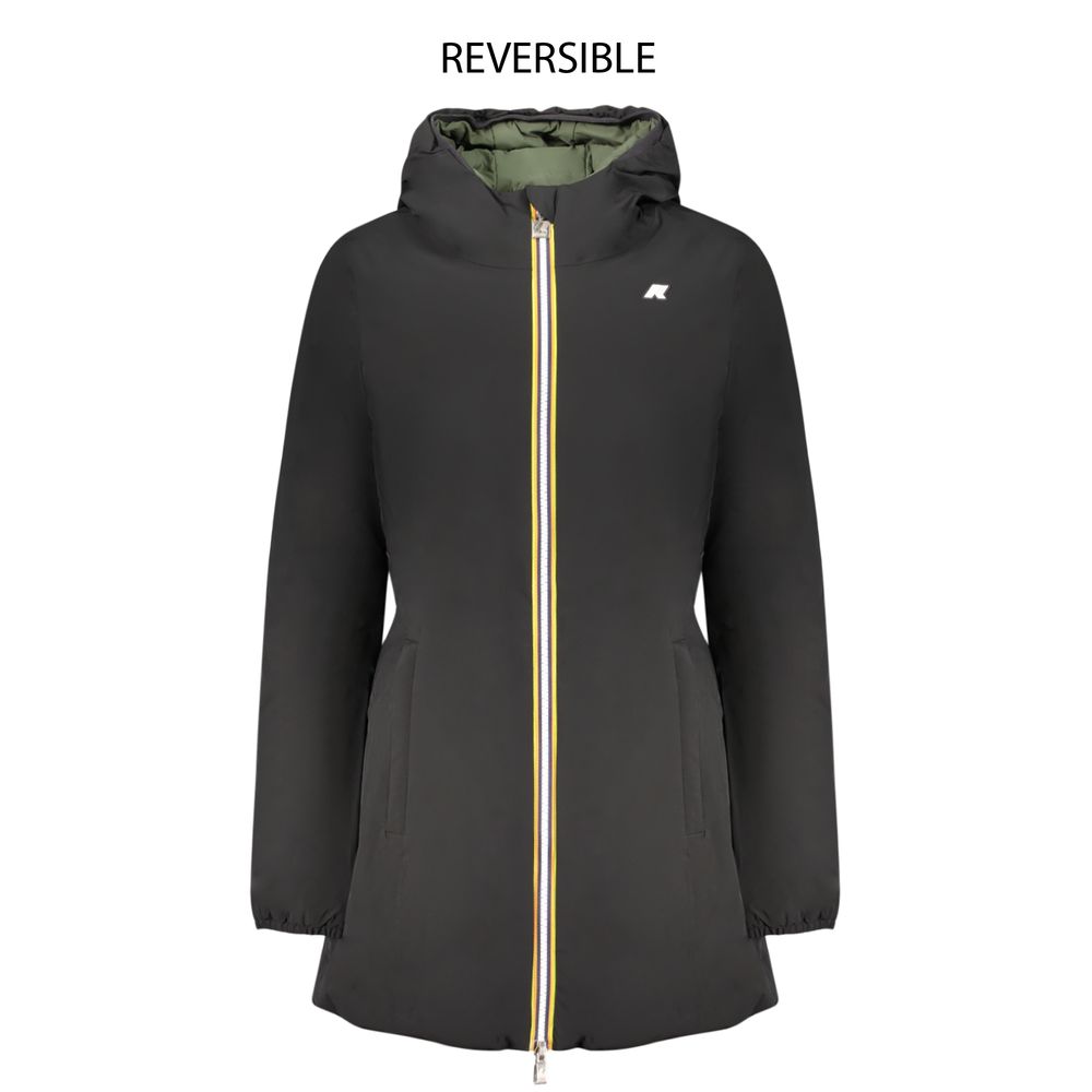 K-WAY Schwarze Nylon-Jacken & Mantel