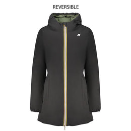 K-WAY Schwarze Nylon-Jacken & Mantel