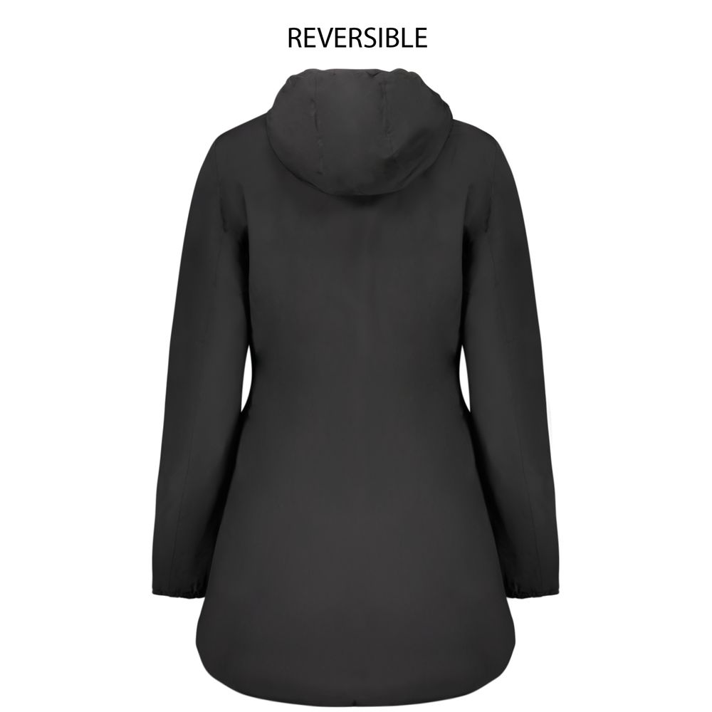 K-WAY Schwarze Nylon-Jacken & Mantel