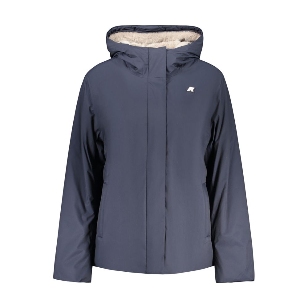 K-WAY Damenjacke aus blauem Polyester