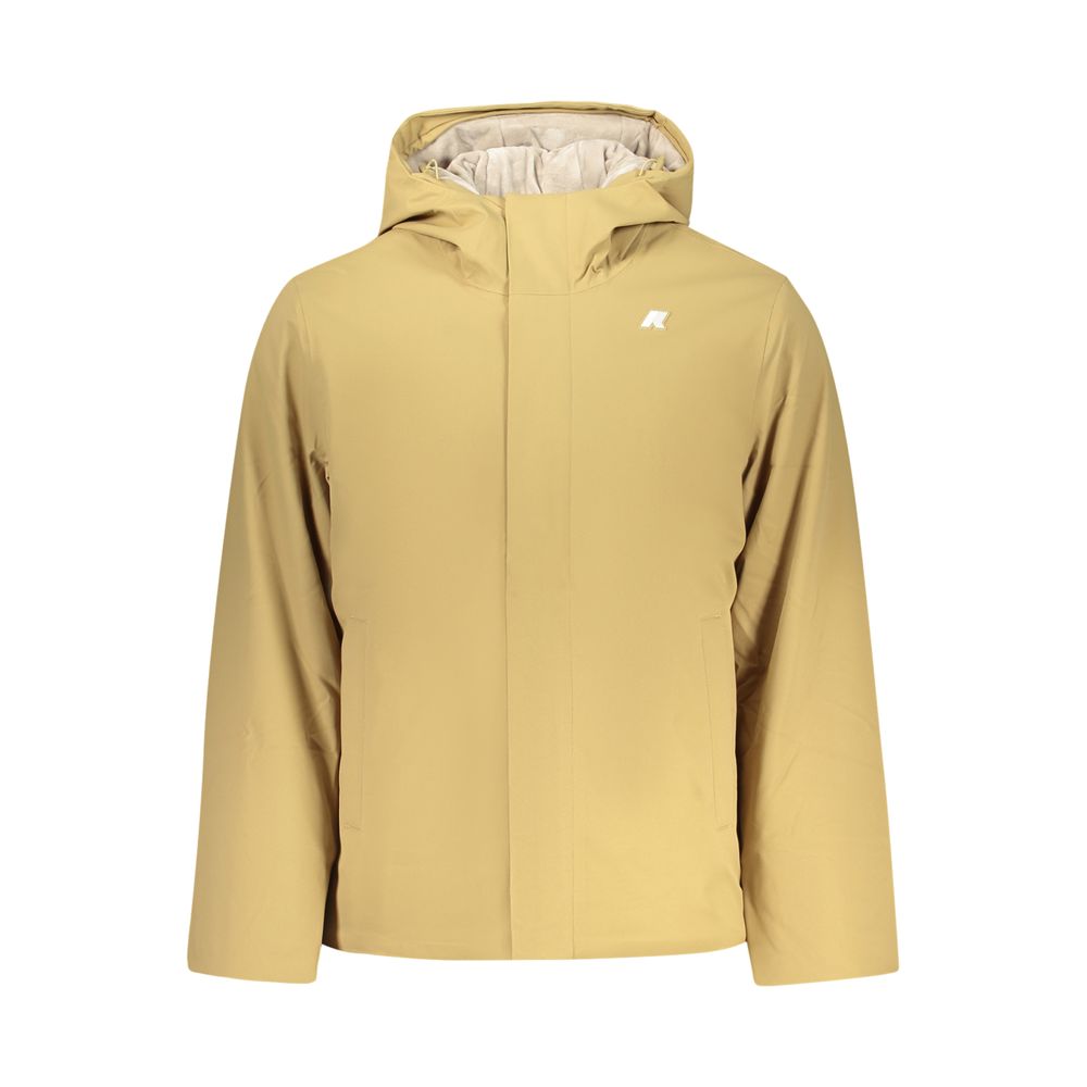 K-WAY Beige Polyester Herrenjacke