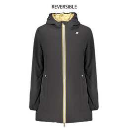 K-WAY Schwarze Nylon-Damenjacke