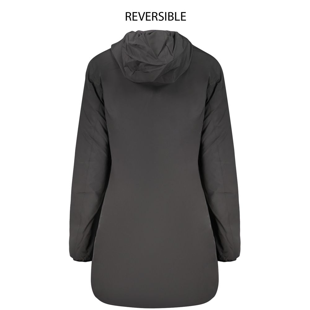 K-WAY Schwarze Nylon-Damenjacke