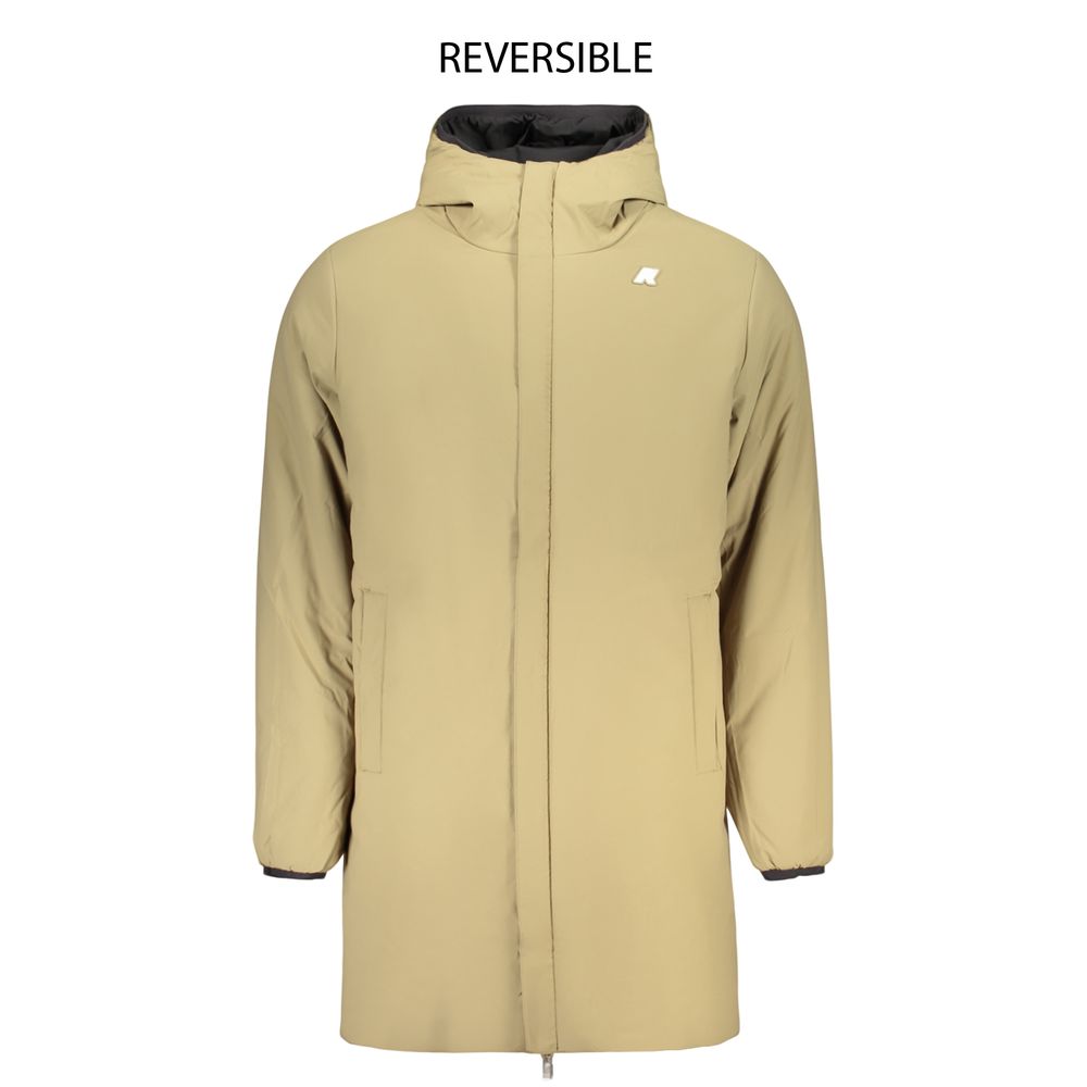 K-WAY Schwarze Nylon Herrenjacke