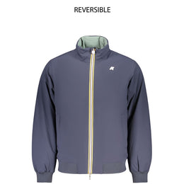 K-WAY Blaue Herrenjacke aus Polyamid