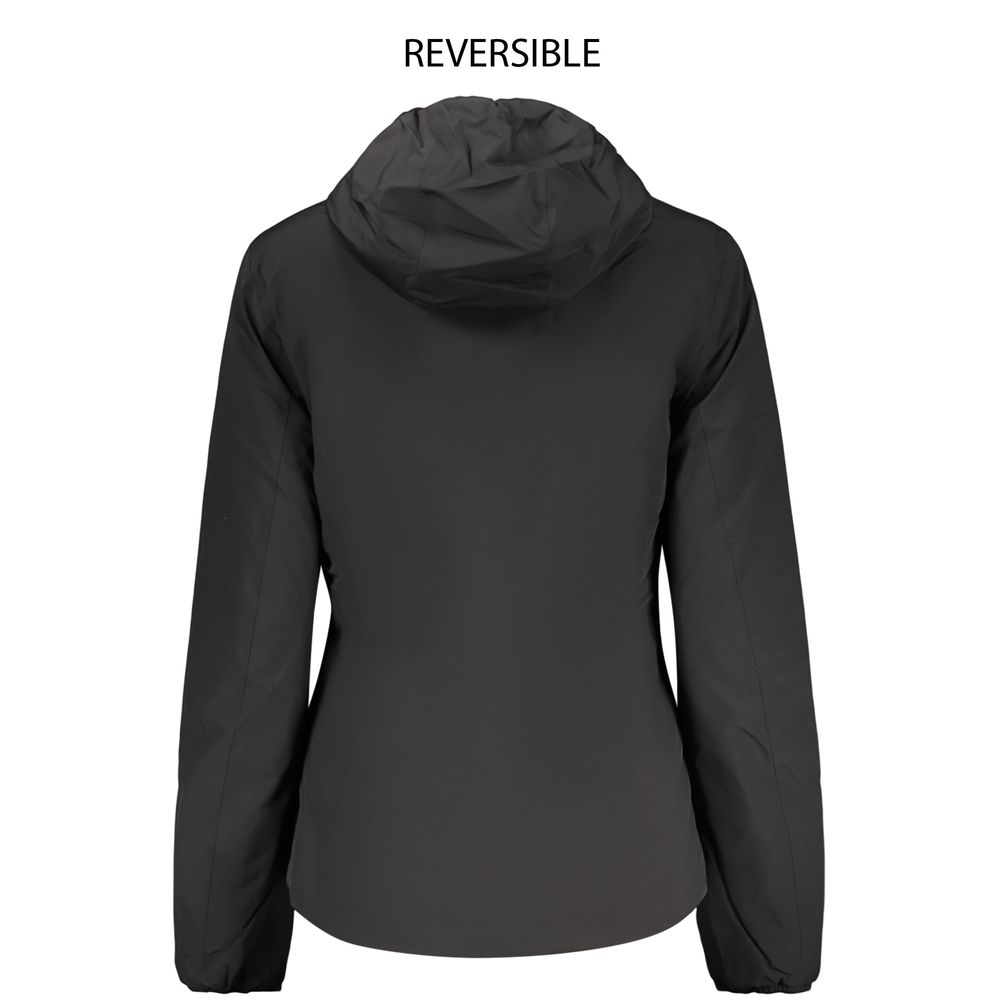 K-WAY Schwarze Nylon-Jacken & Mantel