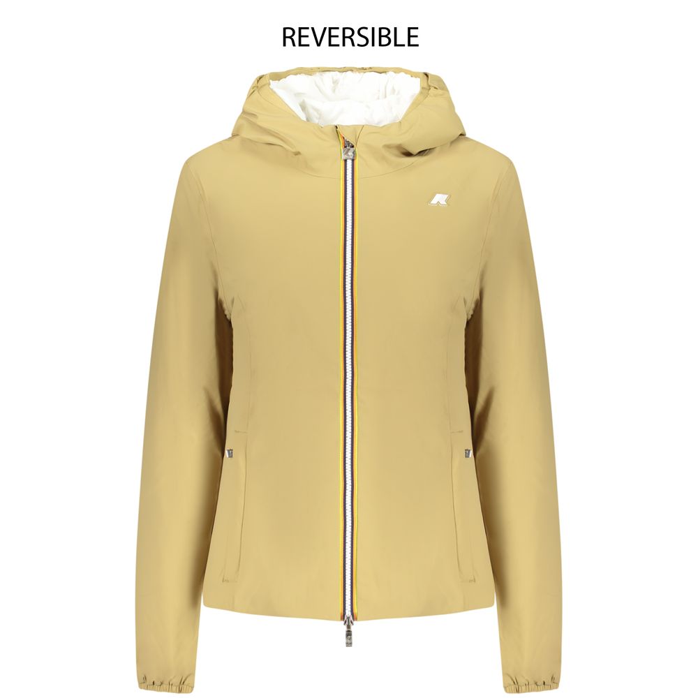 K-WAY Beige Nylon Shell Jacke