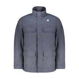 K-WAY Blaue Herrenjacke aus Polyester