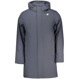 K-WAY Blaue Herrenjacke aus Polyester