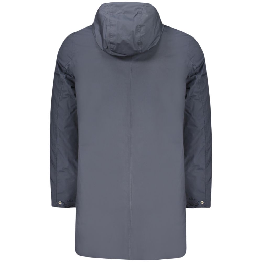 K-WAY Blaue Herrenjacke aus Polyester