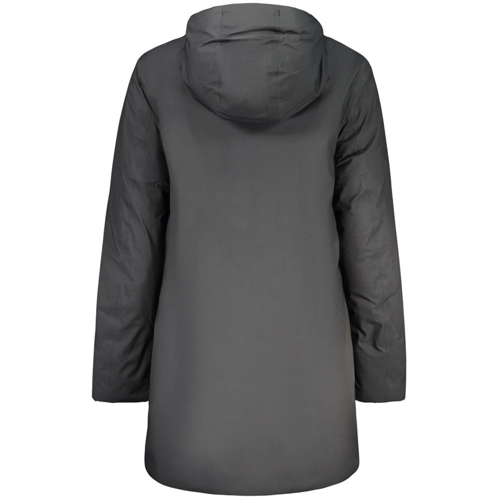 K-WAY Schwarze Damenjacke aus Polyester
