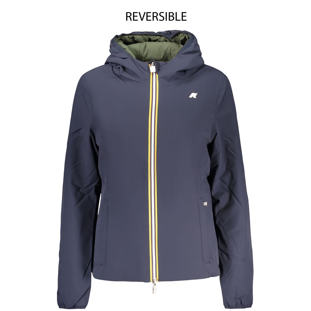 K-WAY Blaue Jacke aus Nylon