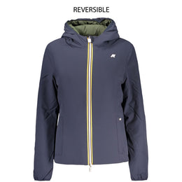 K-WAY Blaue Jacke aus Nylon