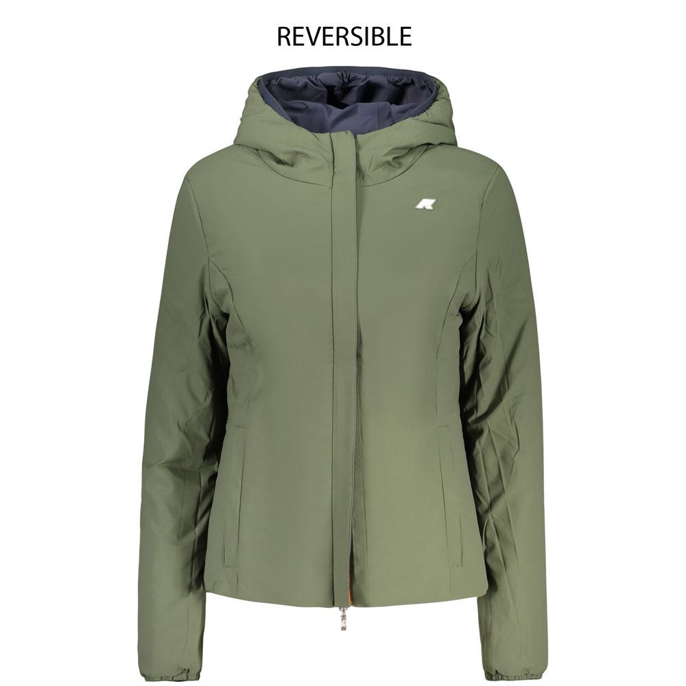 K-WAY Blaue Jacke aus Nylon