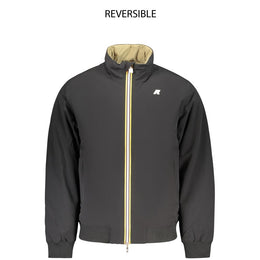 K-WAY Schwarze Herrenjacke aus Stoff