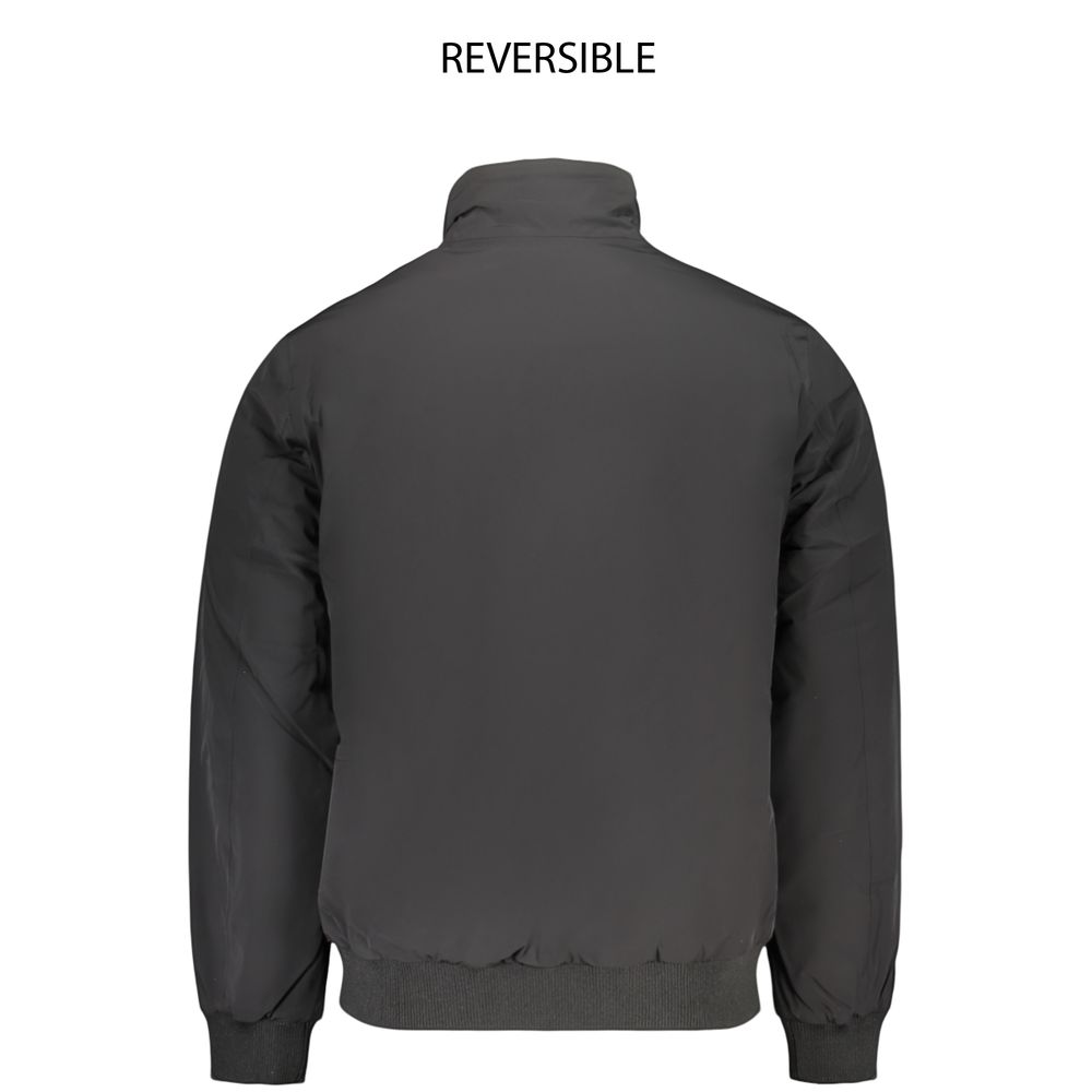 K-WAY Schwarze Herrenjacke aus Stoff