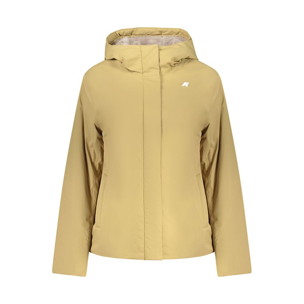 K-WAY Beige Nylon Shell Jacke