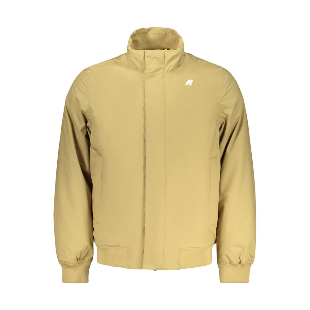K-WAY Beige Polyester Herrenjacke