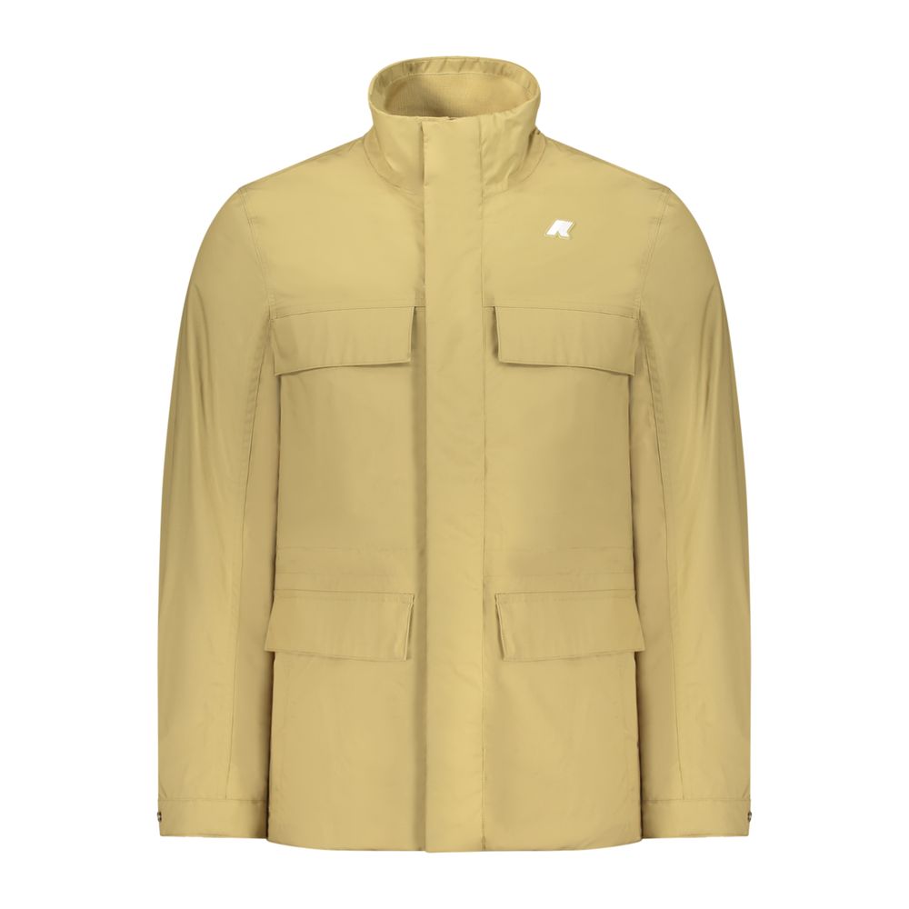 K-WAY Beige Polyester Herrenjacke