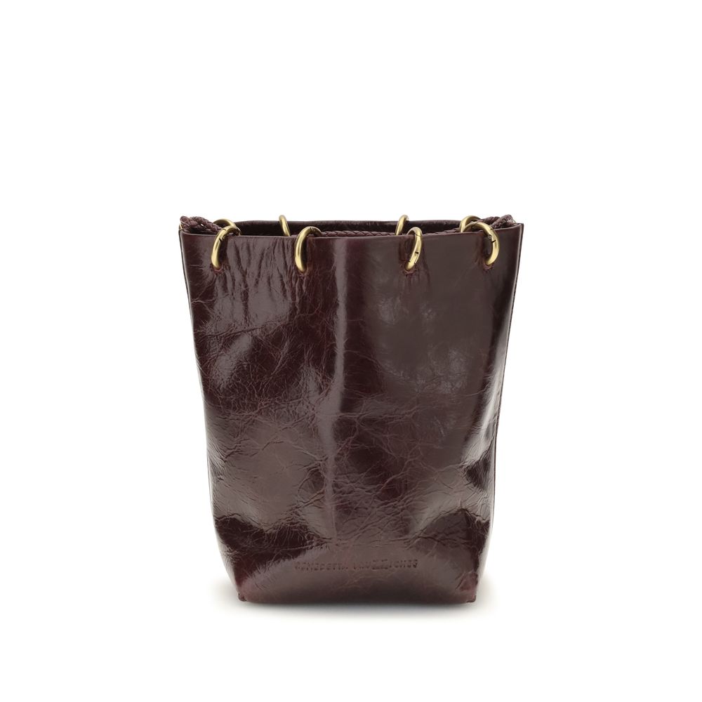 Benedetta Bruzziches Braune Kalbsleder Bos Taurus Bucket Bag