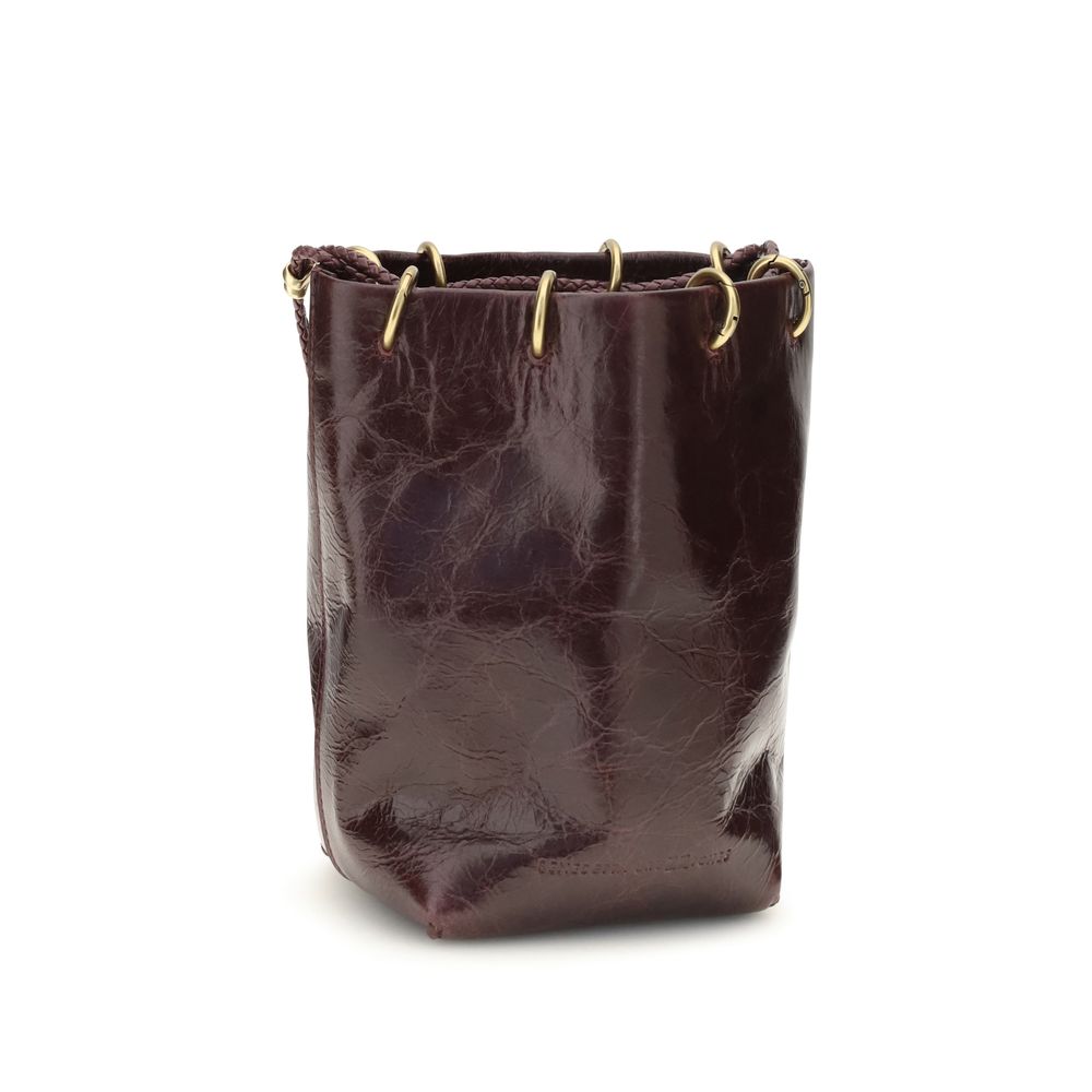 Benedetta Bruzziches Braune Kalbsleder Bos Taurus Bucket Bag