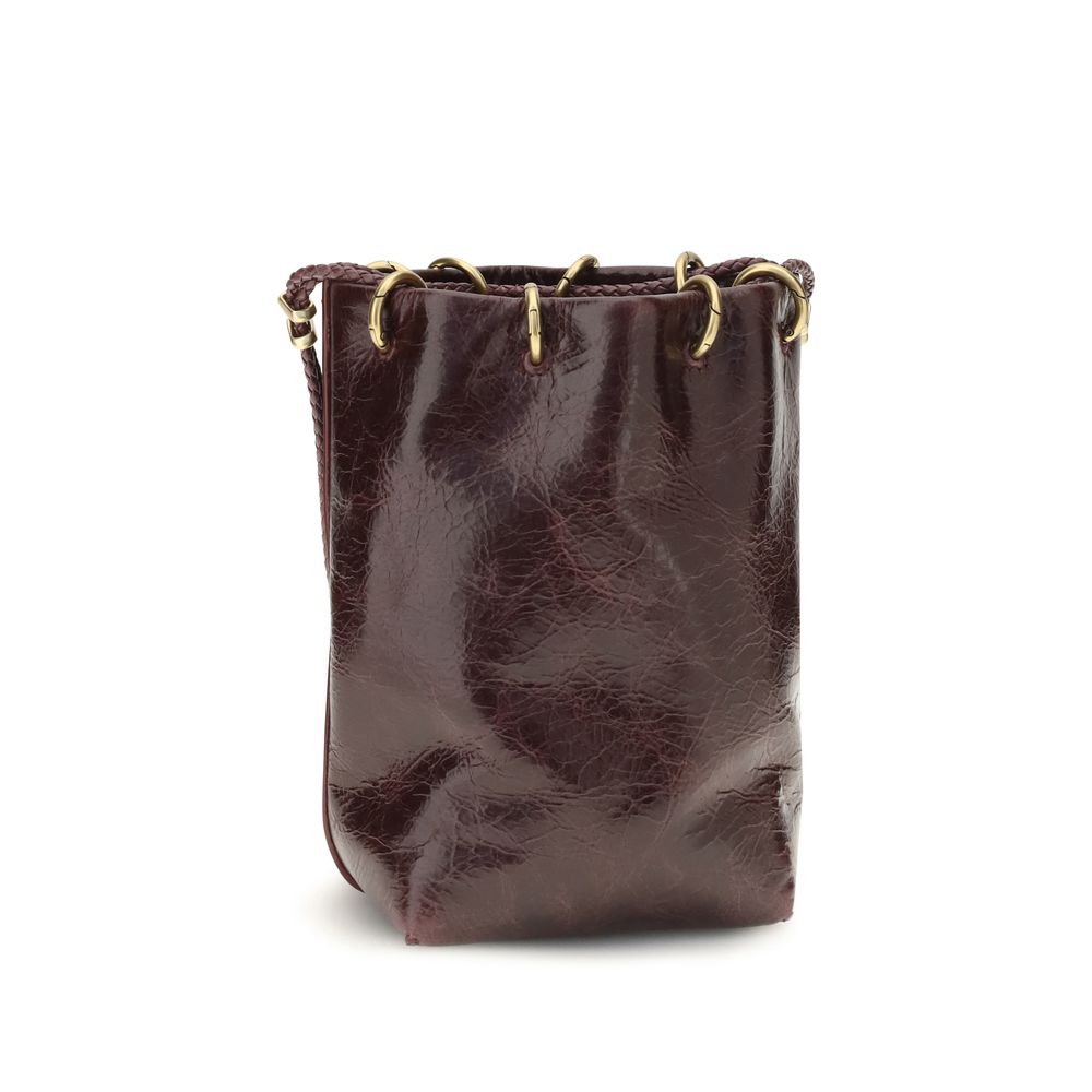 Benedetta Bruzziches Braune Kalbsleder Bos Taurus Bucket Bag
